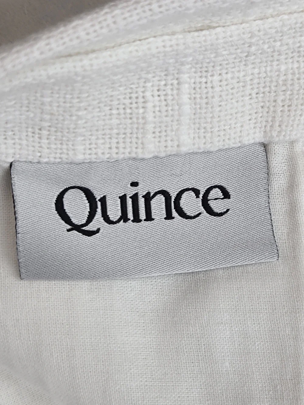 NWT QUINCE Set Of 2 48x84 Cotton Slub Curtains White 9739